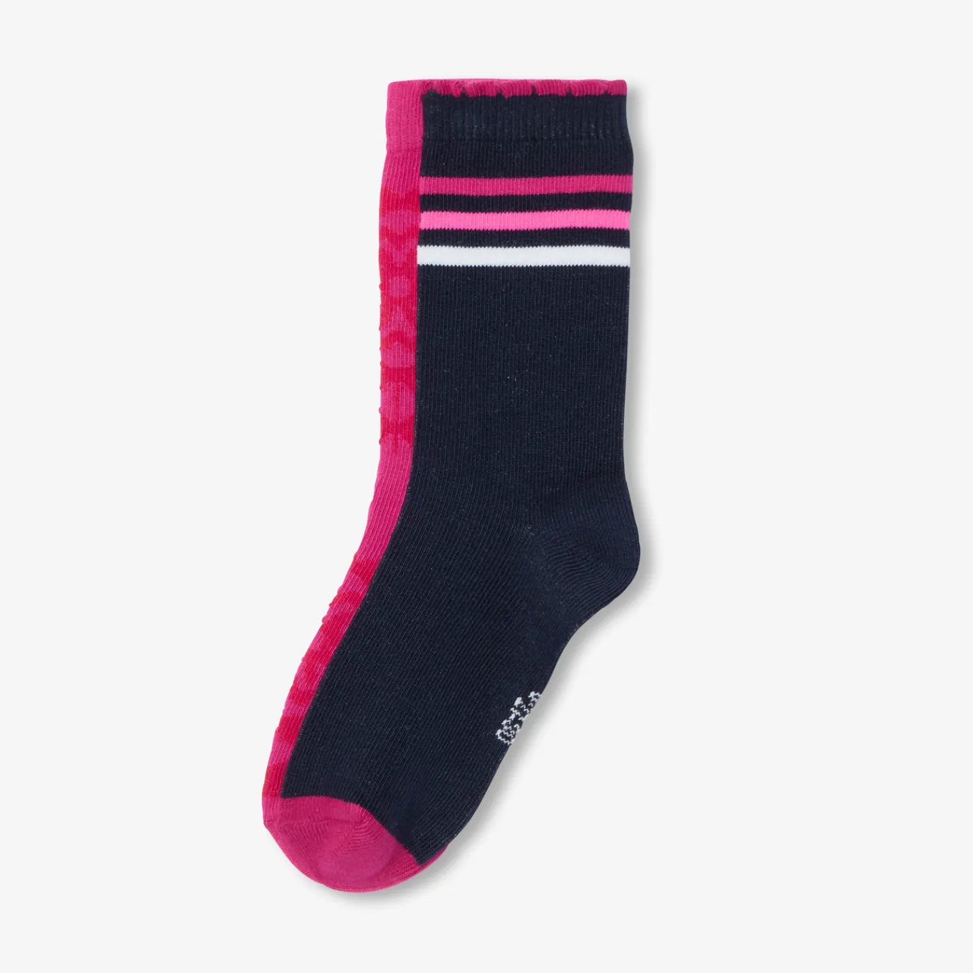 Tights, Socks And Booties|Accessories-Jacadi Girl pair of high socks Pink/Red