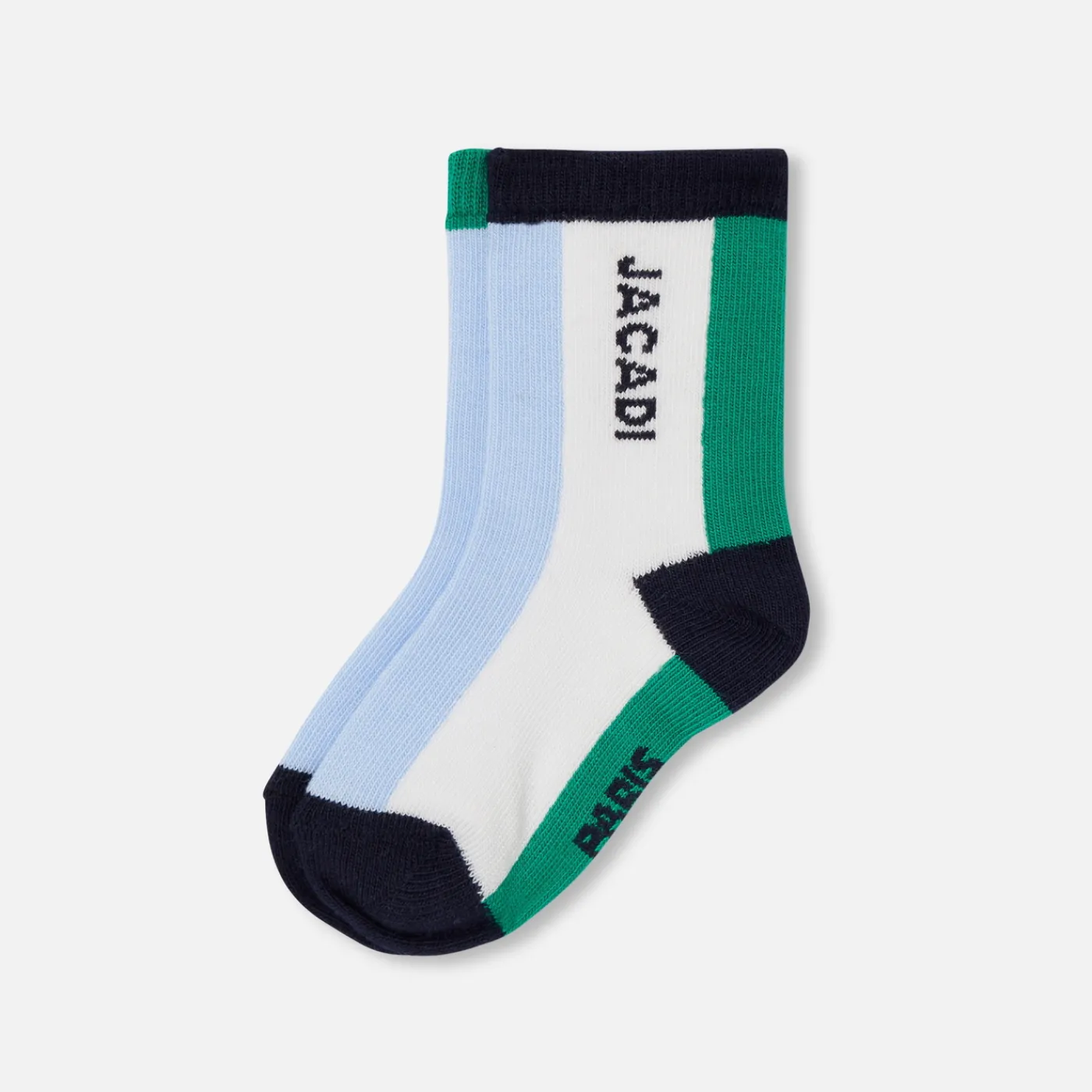 Socks And Booties|Accessories-Jacadi Duo of baby boy socks Blue/Green