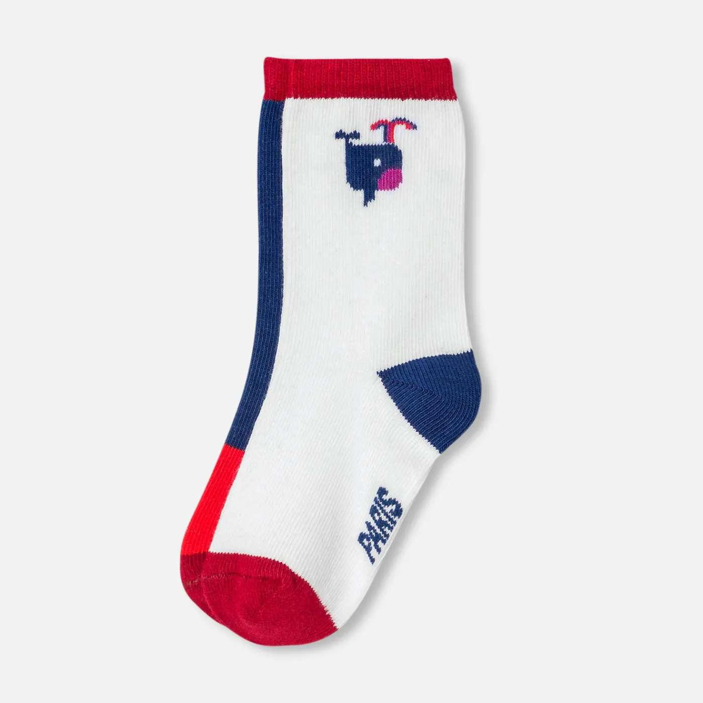 Socks And Booties|Accessories-Jacadi Duo of baby boy socks Navy/Multicolour