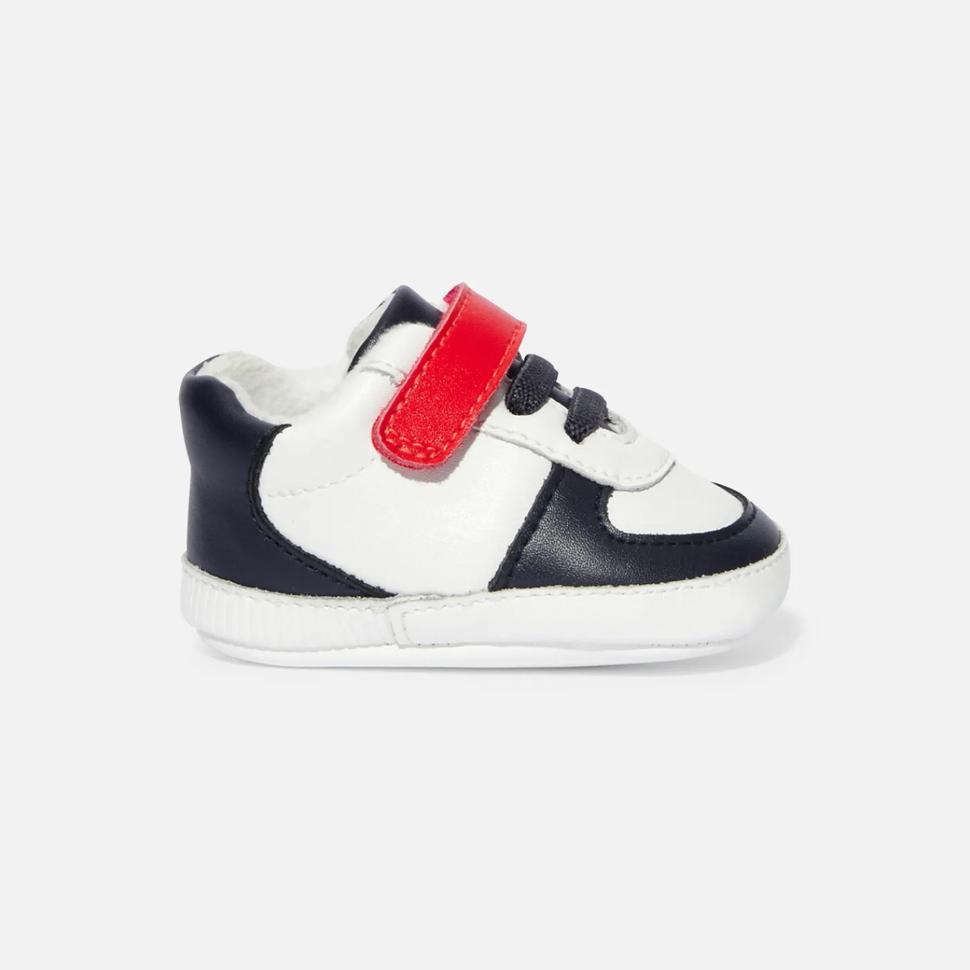Socks And Booties|Accessories-Jacadi Baby boy soft trainers Navy/White