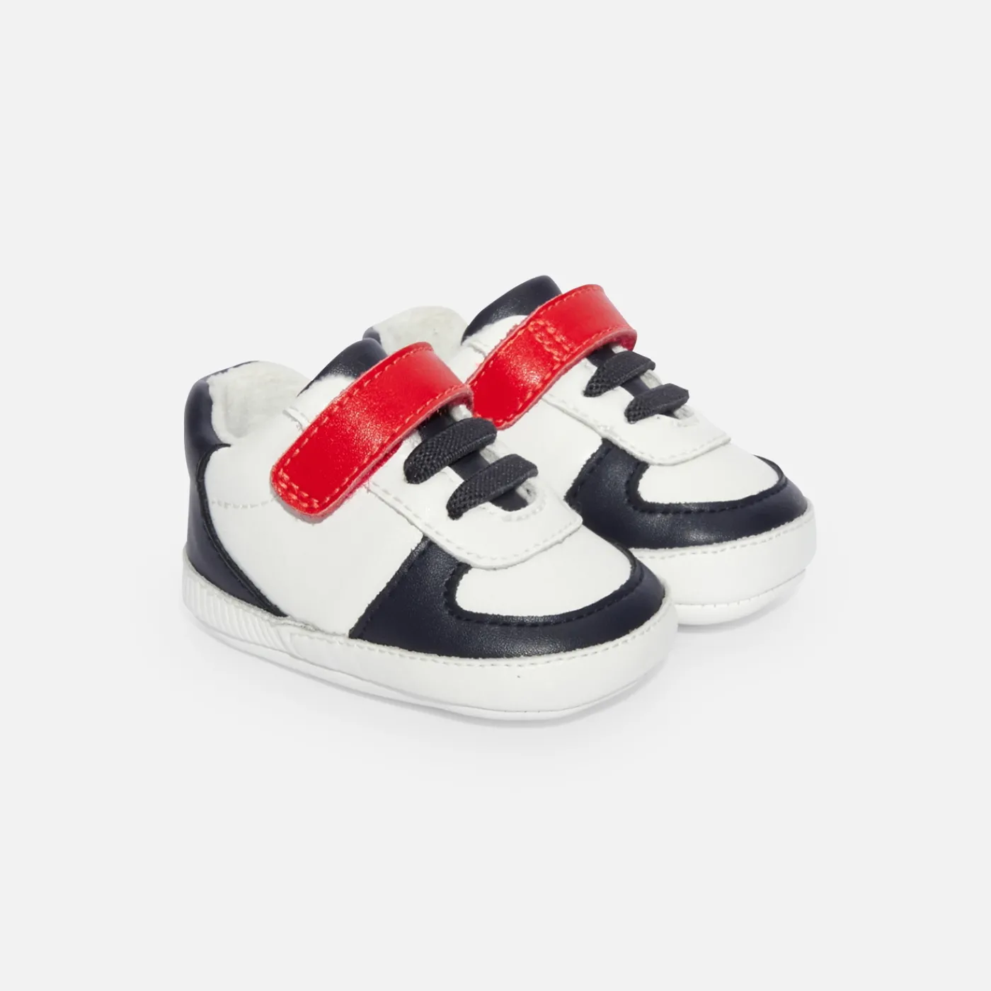 Socks And Booties|Accessories-Jacadi Baby boy soft trainers Navy/White