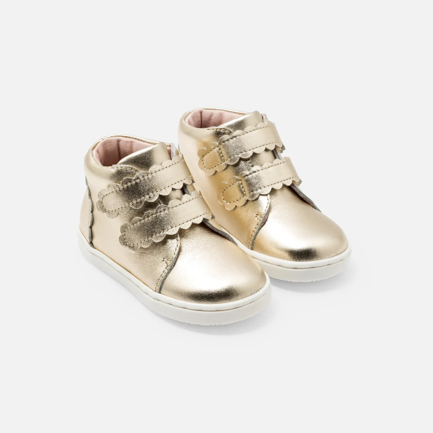 Sneakers-Jacadi Girl high-top sneakers Gold