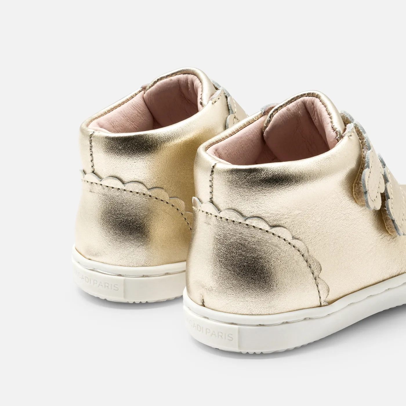 Sneakers-Jacadi Girl high-top sneakers Gold