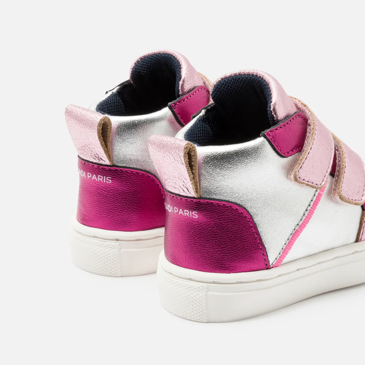 Sneakers-Jacadi Girl high-top sneakers Silver/multicolour