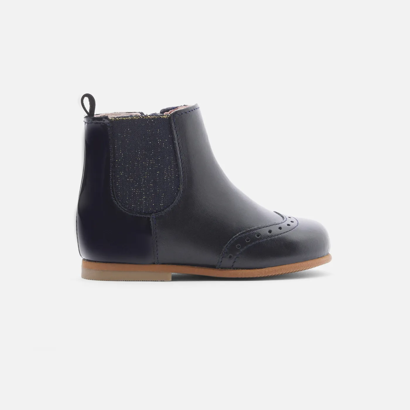 Ankle & Lined Boots-Jacadi Baby girl Chelsea boots Jacadi Navy