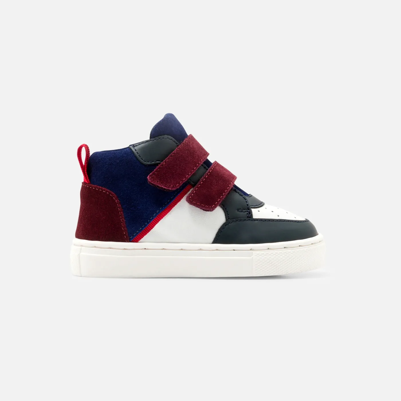 Sneakers-Jacadi Baby boy high-top sneakers Blue/Red