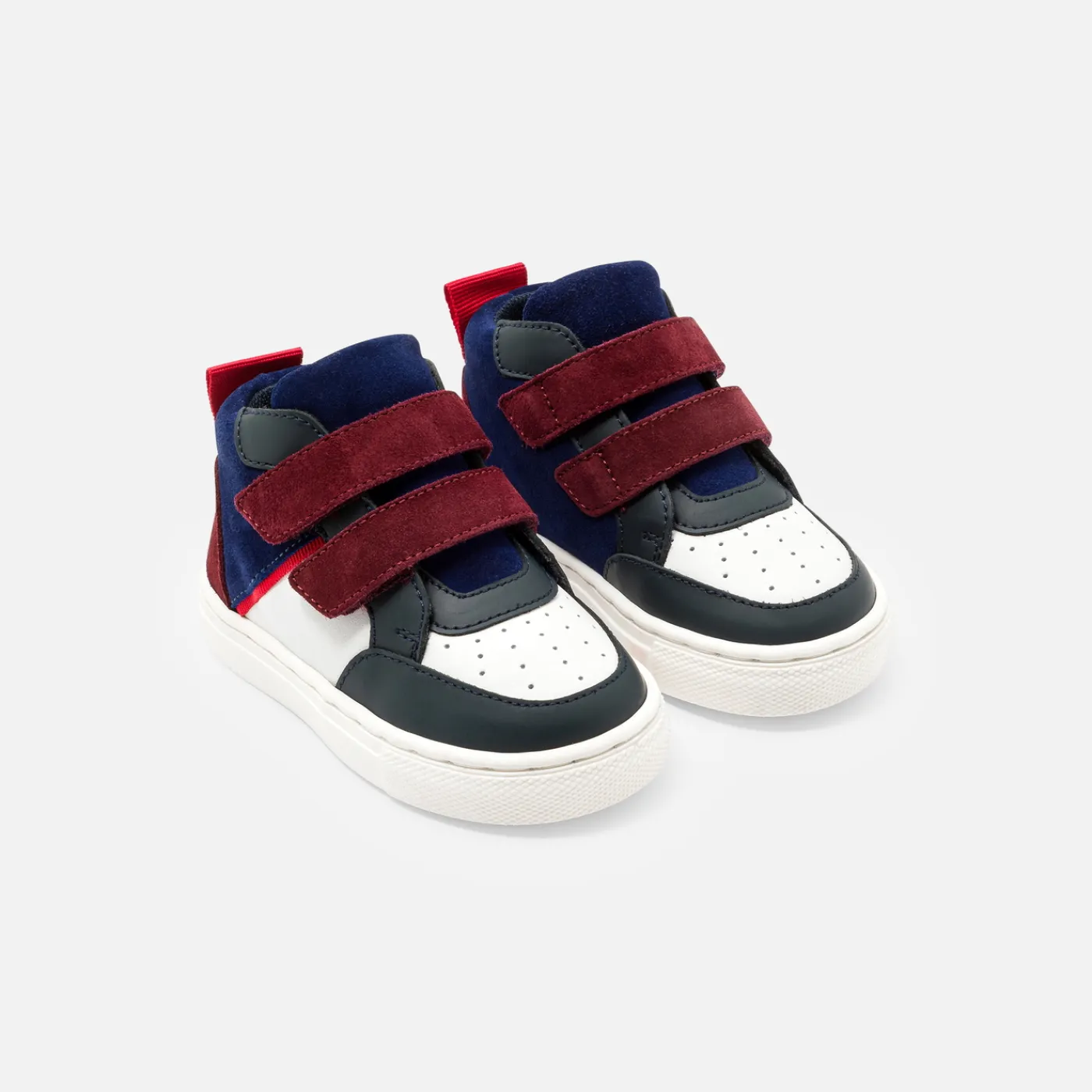 Sneakers-Jacadi Baby boy high-top sneakers Blue/Red