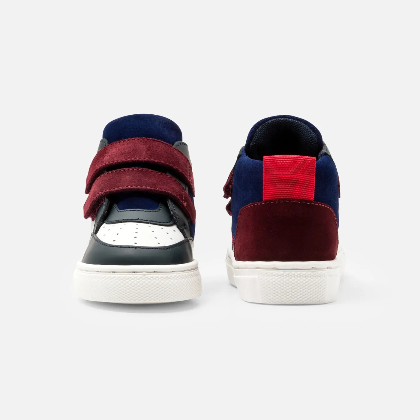 Sneakers-Jacadi Baby boy high-top sneakers Blue/Red
