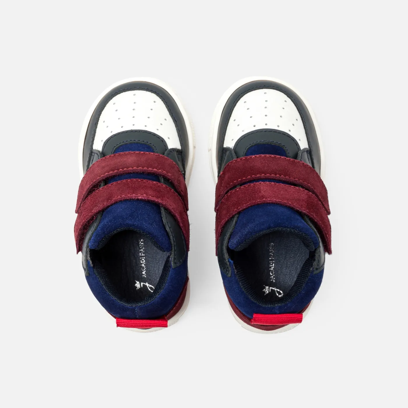 Sneakers-Jacadi Baby boy high-top sneakers Blue/Red