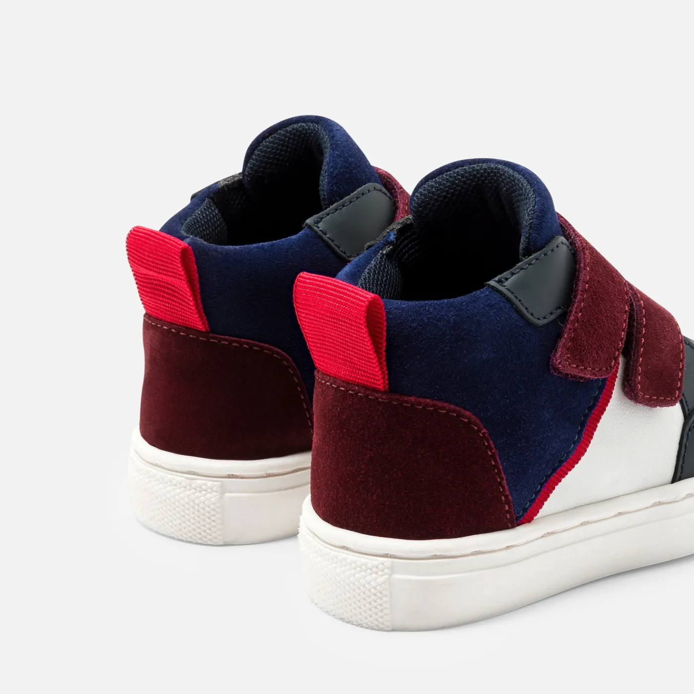 Sneakers-Jacadi Baby boy high-top sneakers Blue/Red