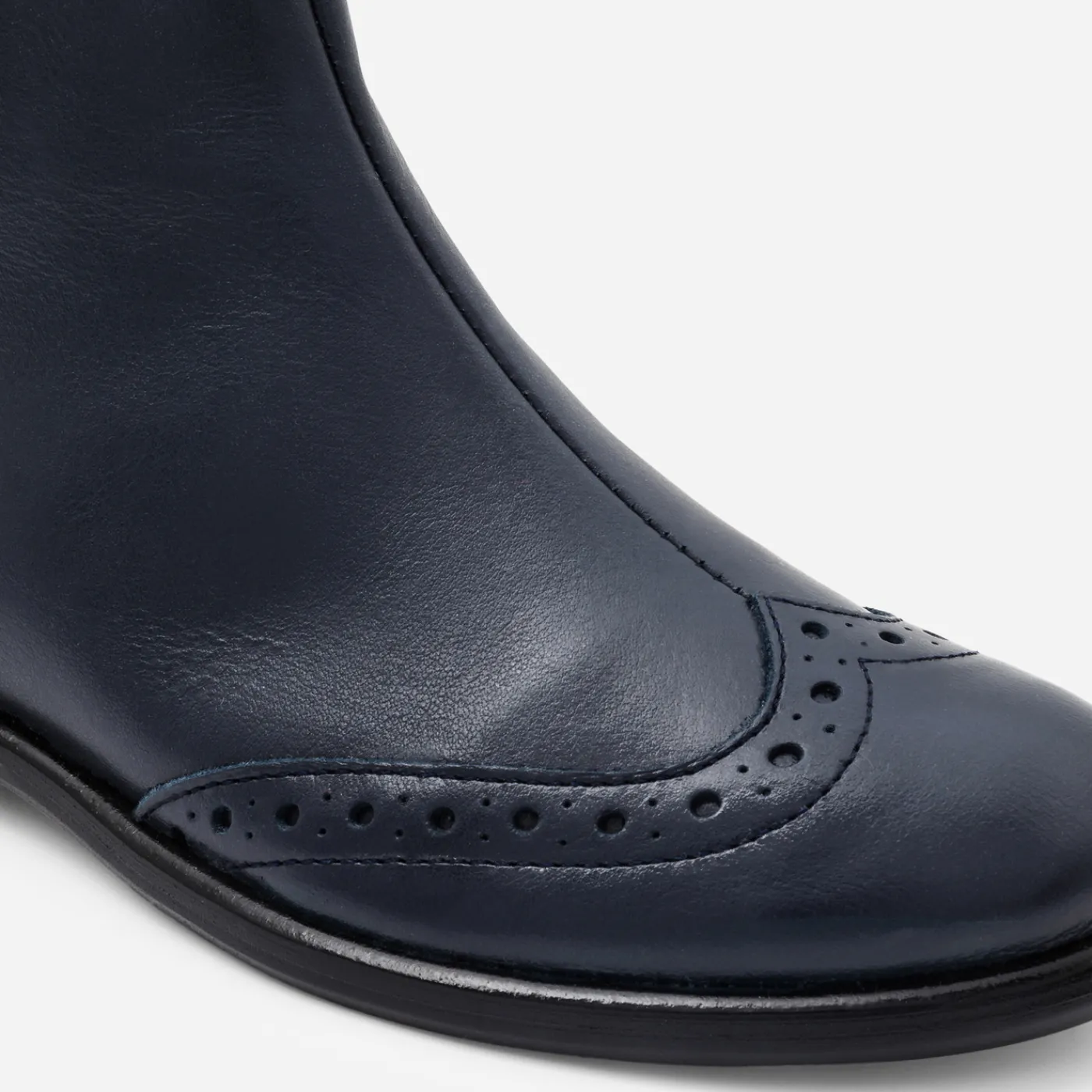 Ankle & Lined Boots-Jacadi Girl leather boots Jacadi Navy