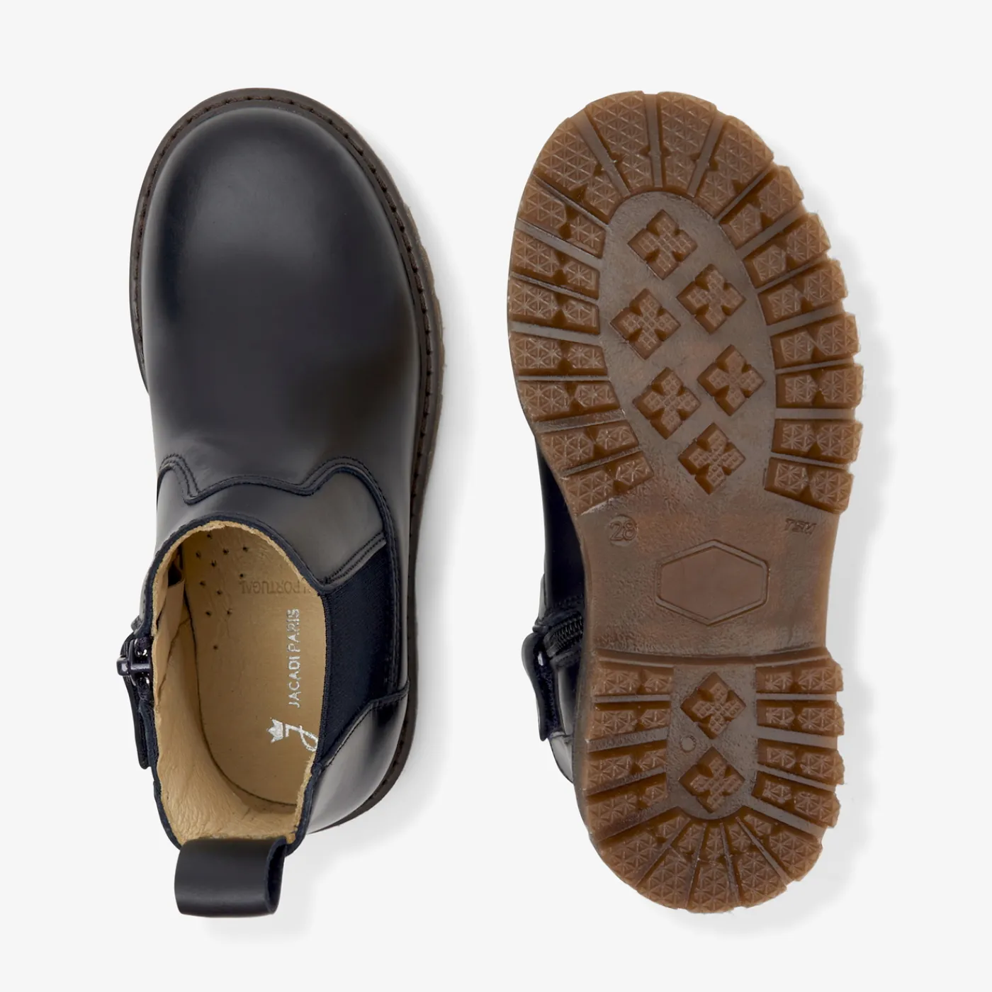 Ankle Boots-Jacadi Boy chelsea boots Jacadi Navy