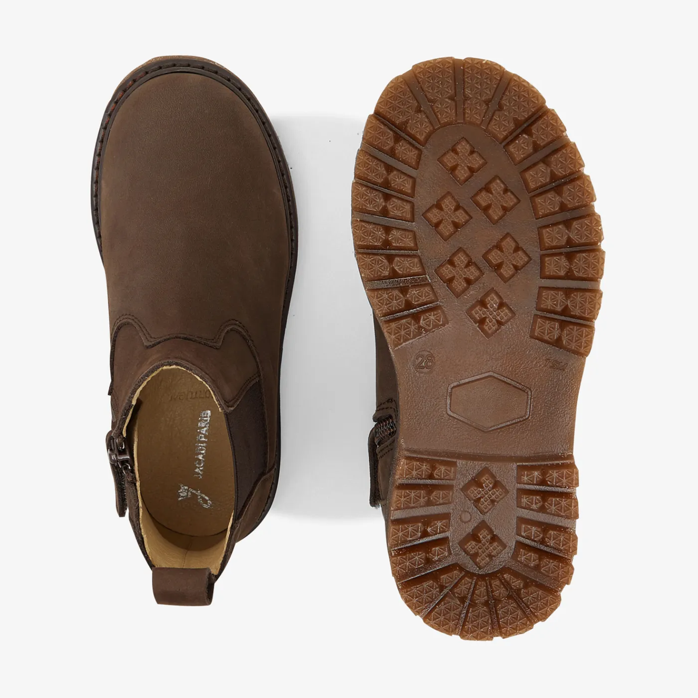 Ankle Boots-Jacadi Boy chelsea boots Brown