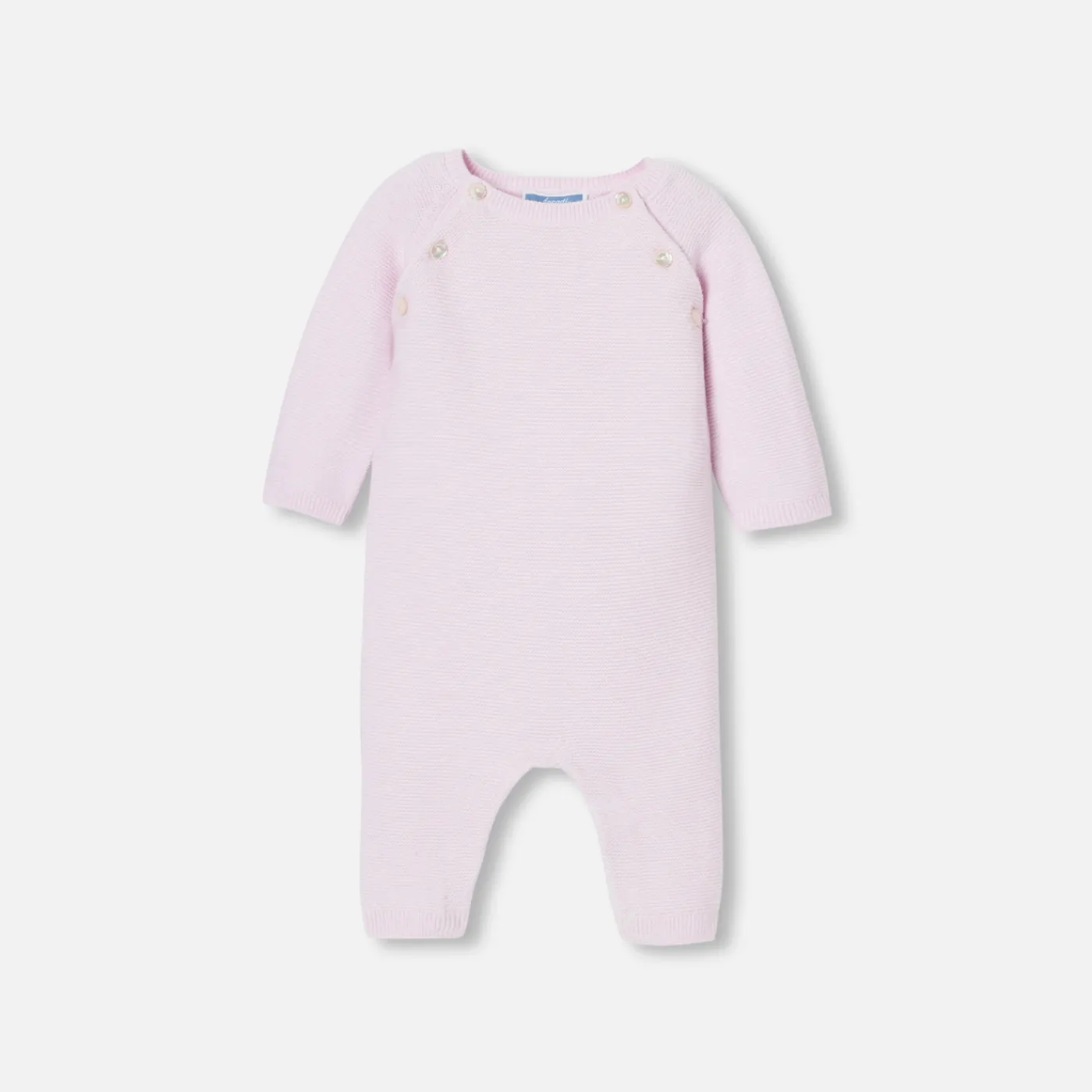 Bloomers, Overalls And Sets-Jacadi Baby girl jumpsuit Jacadi pale Pink