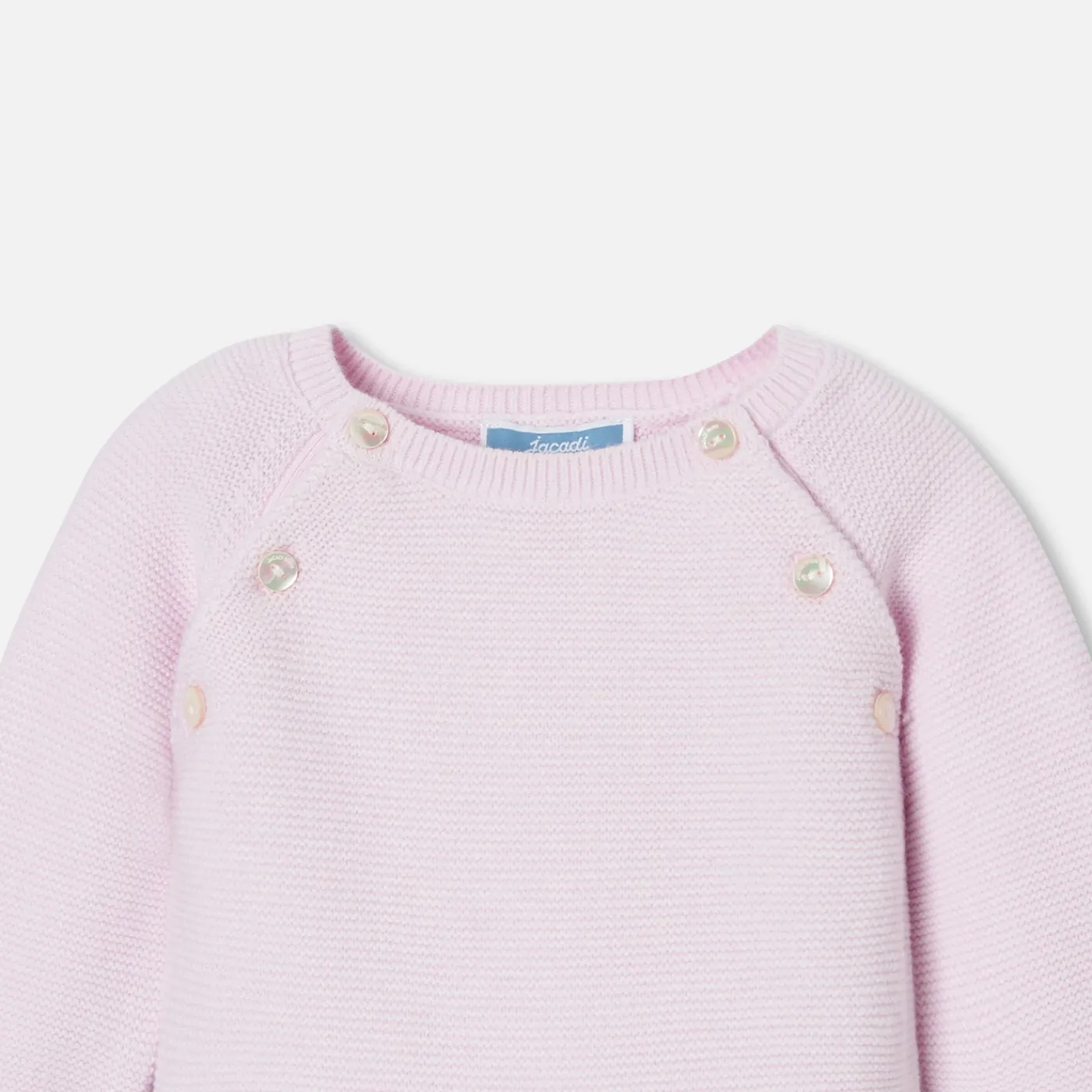 Bloomers, Overalls And Sets-Jacadi Baby girl jumpsuit Jacadi pale Pink