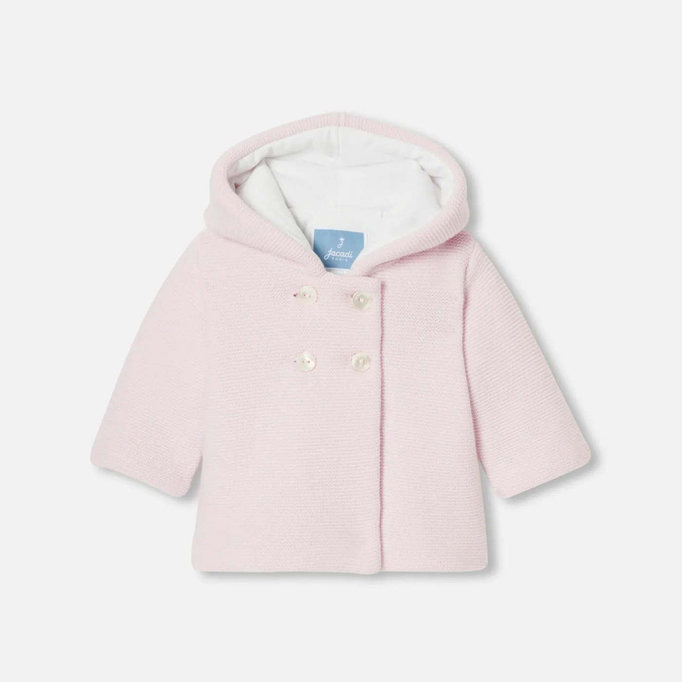 Coats And Outerwear|Baby Snowsuits & Burnous-Jacadi Baby girl lined jacket Jacadi pale Pink