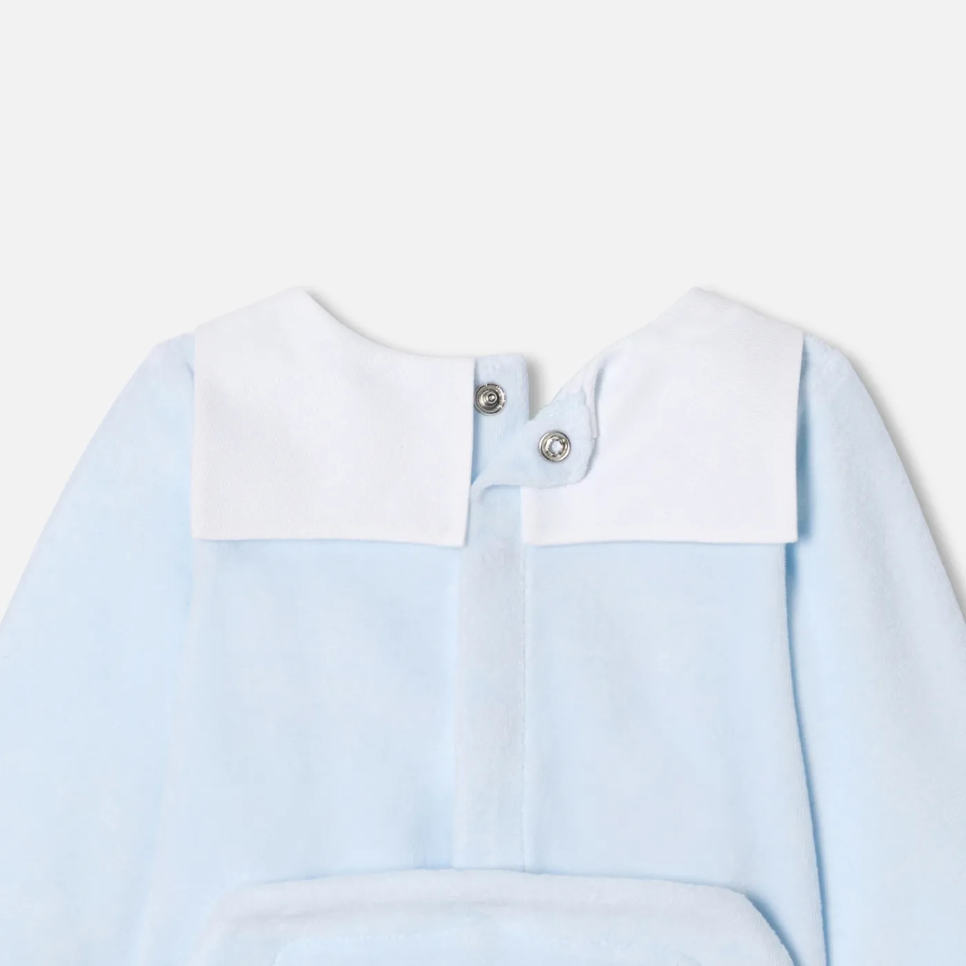 Pajamas-Jacadi Baby boy velvet pajamas Pale blue