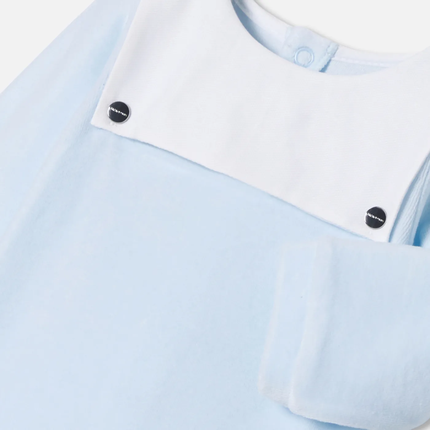 Pajamas-Jacadi Baby boy velvet pajamas Pale blue