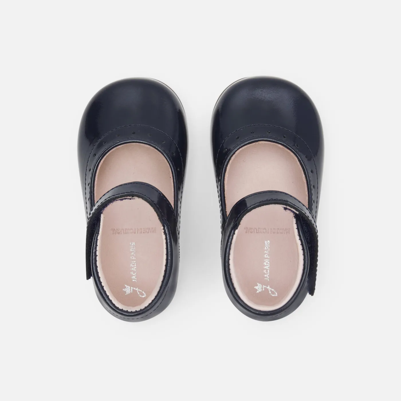 Mary Janes, T-Straps And Ballet Flats-Jacadi Baby girl patent leather Mary Janes Jacadi Navy