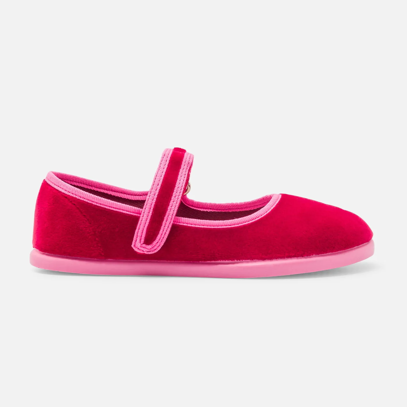 Slippers|Canvas Shoes-Jacadi Girl ballerinas Burgundy