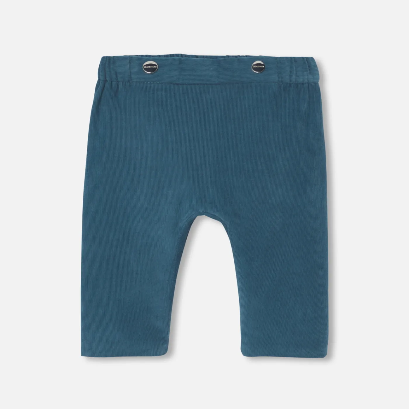 Pants, Leggings And Shorts-Jacadi Baby boy velour trousers Petrol blue