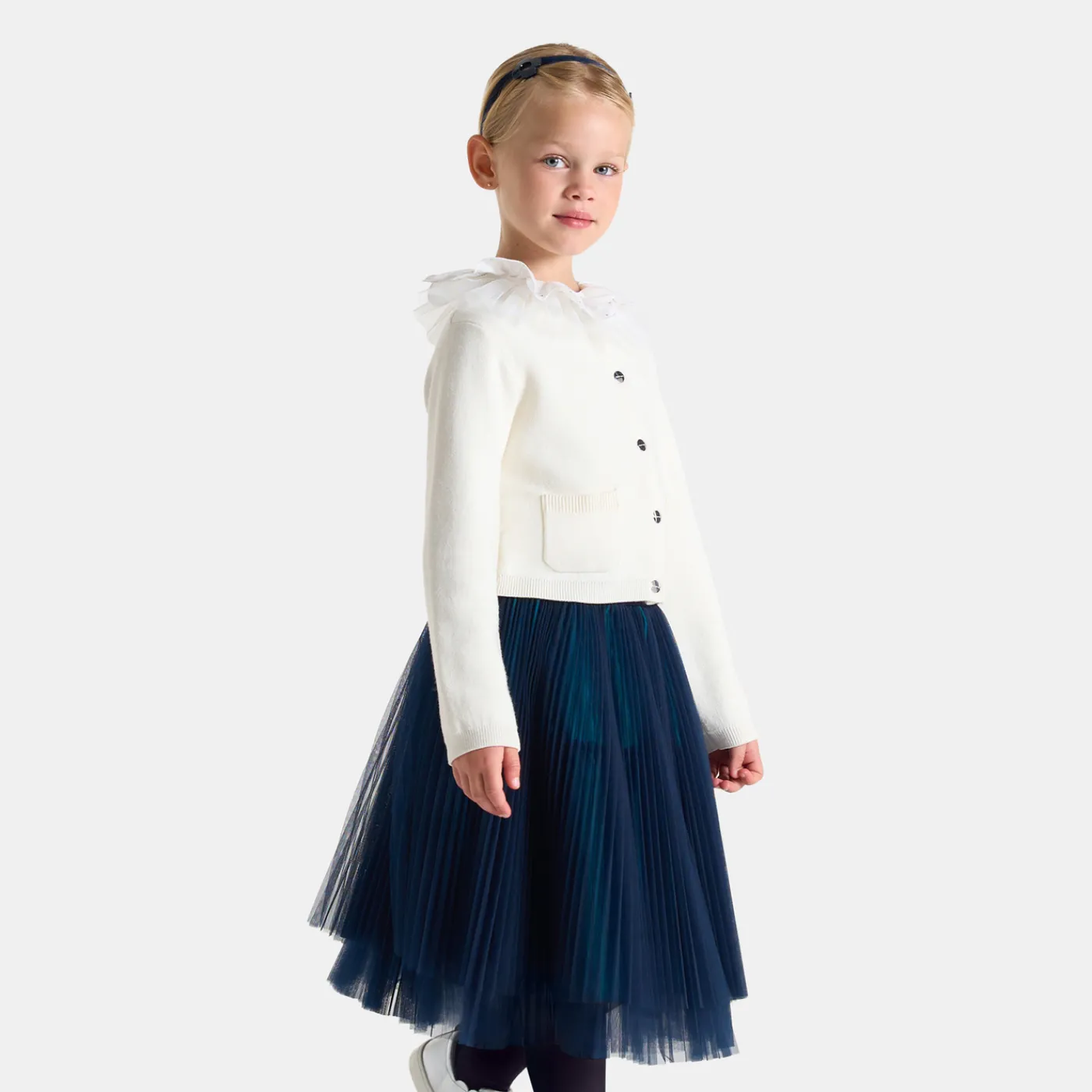 Dresses And Skirts-Jacadi Girl tulle tutu Jacadi Navy