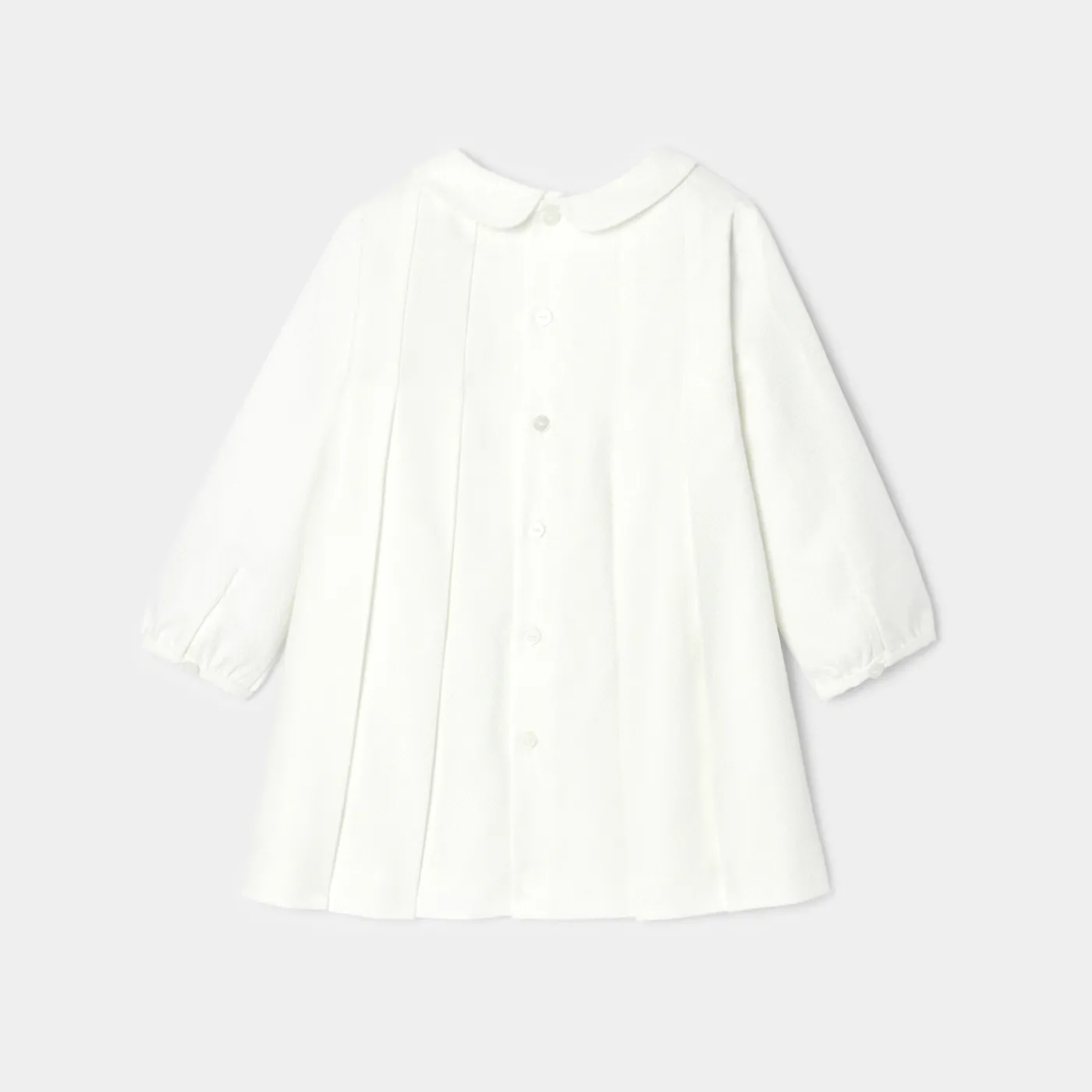 Dresses-Jacadi Baby girl ceremony dress Jacadi soft white