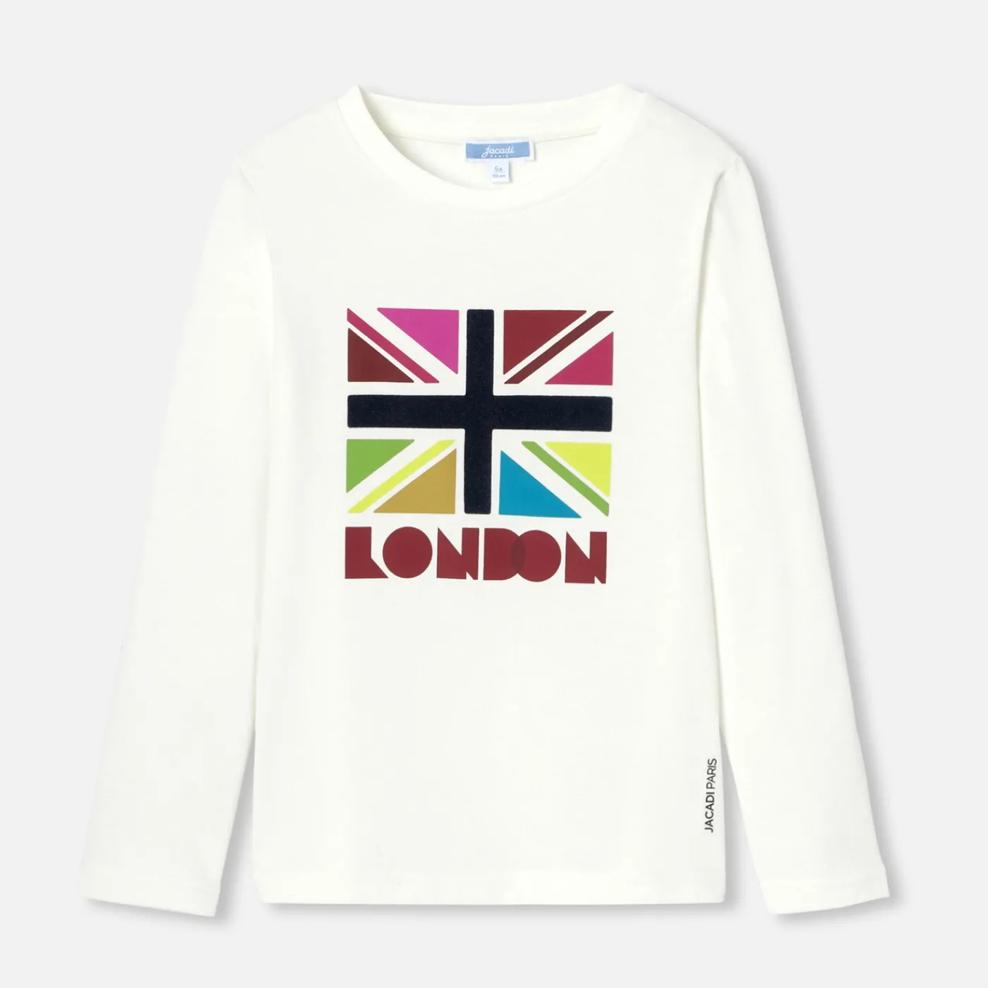 T-Shirts And Polo Shirts-Jacadi Boy long-sleeved T-shirt Jacadi soft white