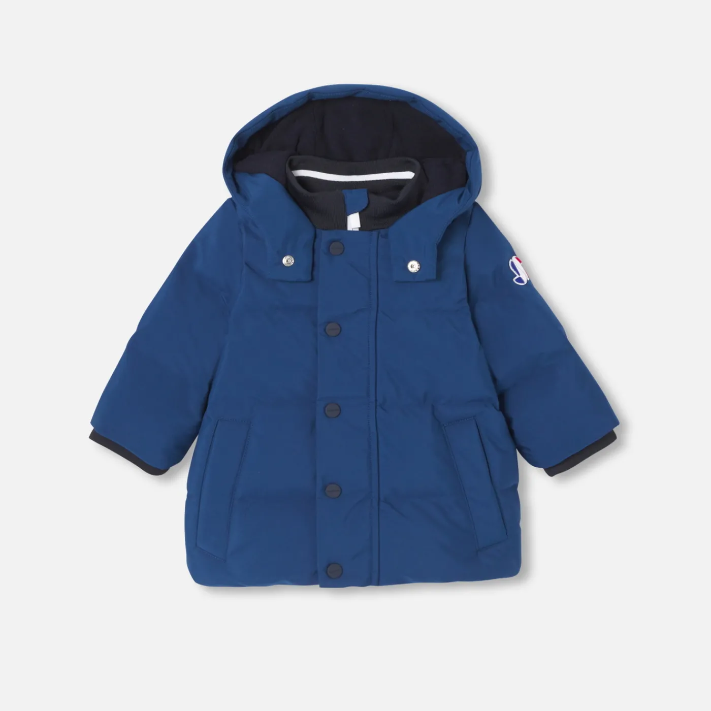 Coats And Outerwear|Toddler Coats & Puffer Jackets-Jacadi Baby boy nylon parka Navy blue