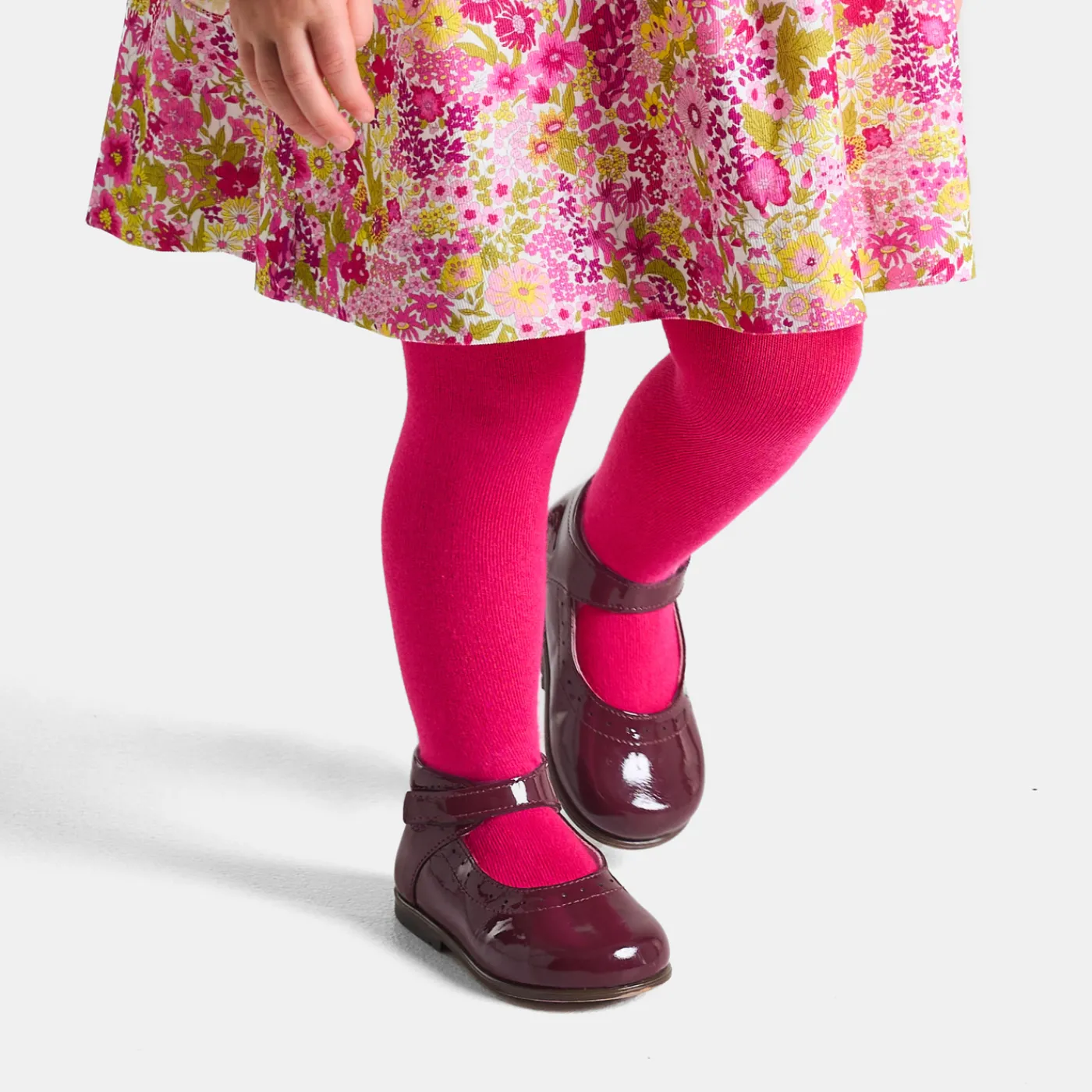 Mary Janes, T-Straps And Ballet Flats-Jacadi Baby girl patent leather Mary Janes Burgundy