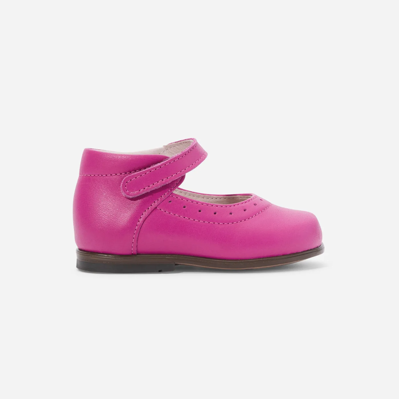 Mary Janes, T-Straps And Ballet Flats-Jacadi Baby girl patent leather Mary Janes Pink