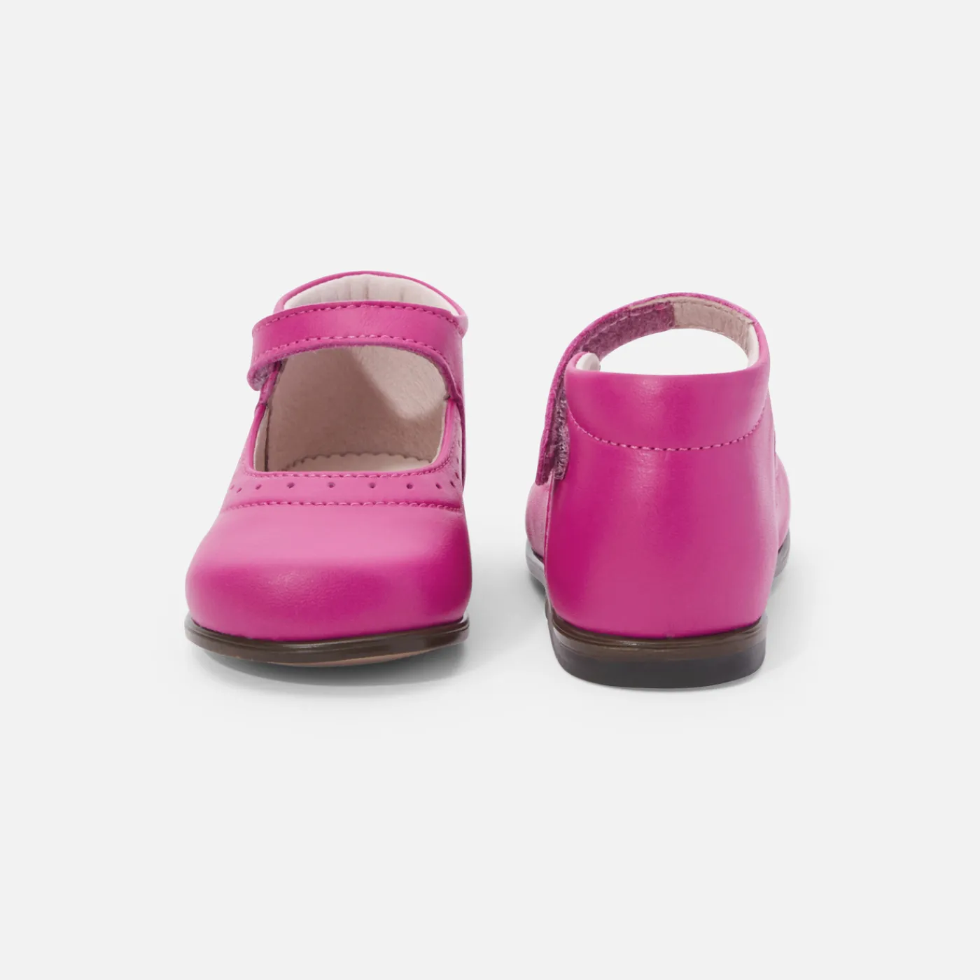Mary Janes, T-Straps And Ballet Flats-Jacadi Baby girl patent leather Mary Janes Pink
