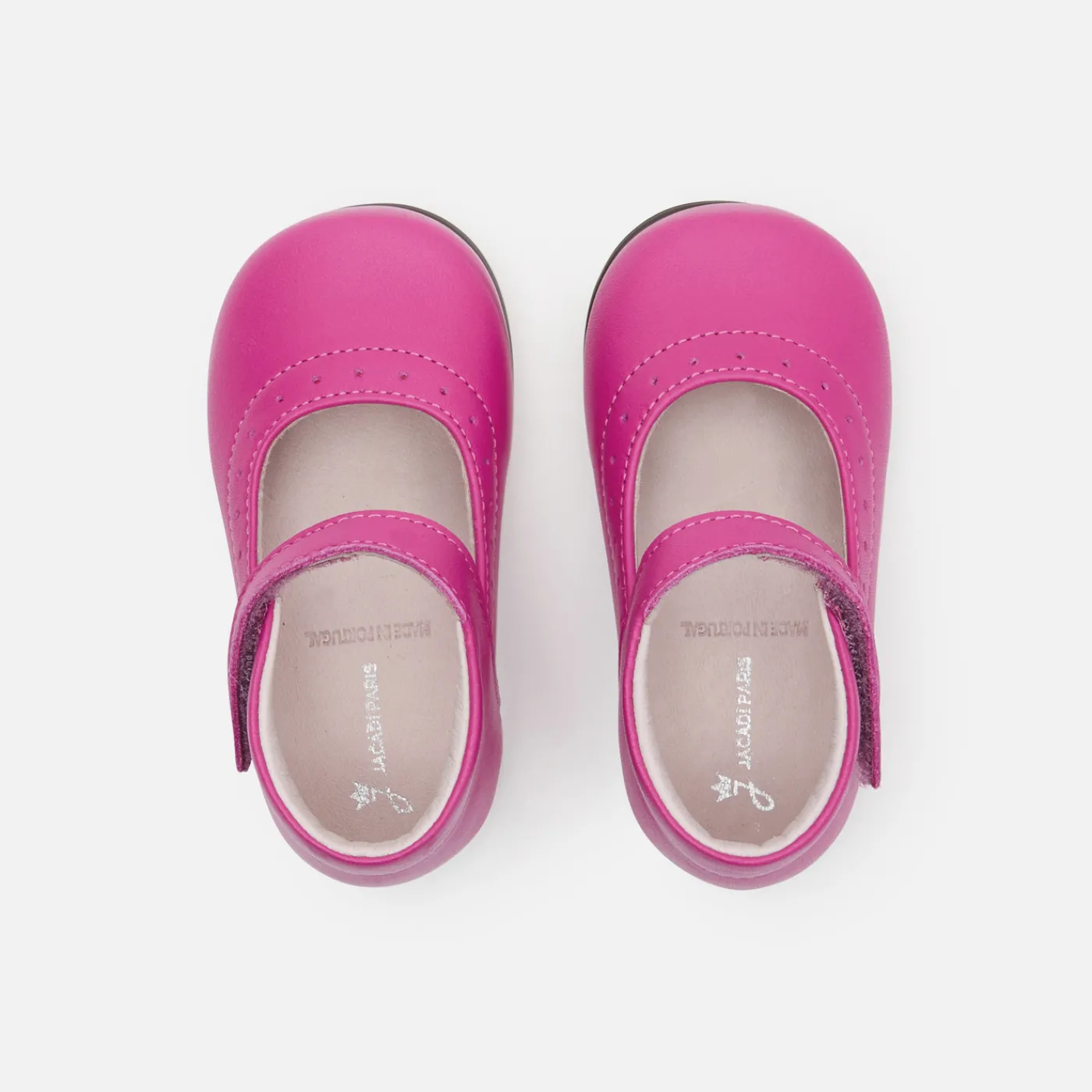Mary Janes, T-Straps And Ballet Flats-Jacadi Baby girl patent leather Mary Janes Pink