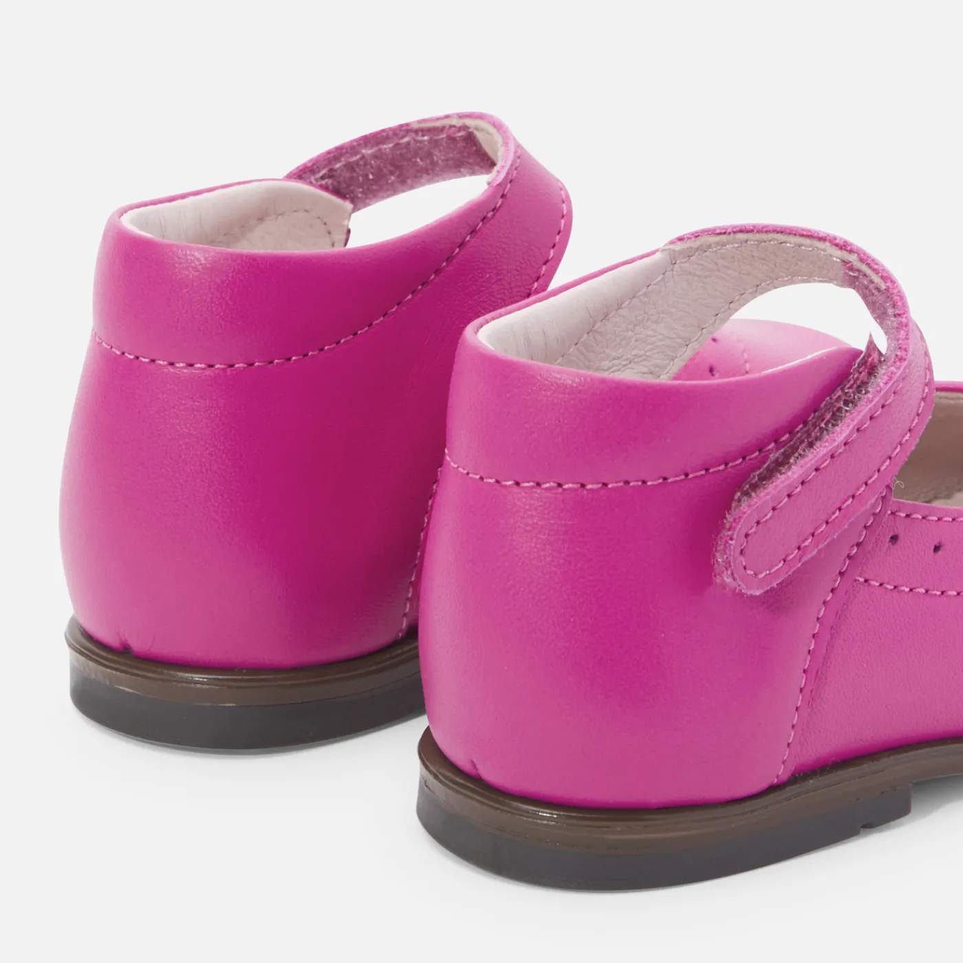 Mary Janes, T-Straps And Ballet Flats-Jacadi Baby girl patent leather Mary Janes Pink
