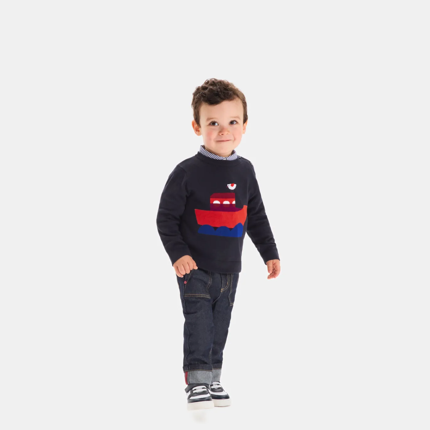 Pants And Shorts-Jacadi Baby boy jeans Dark Denim