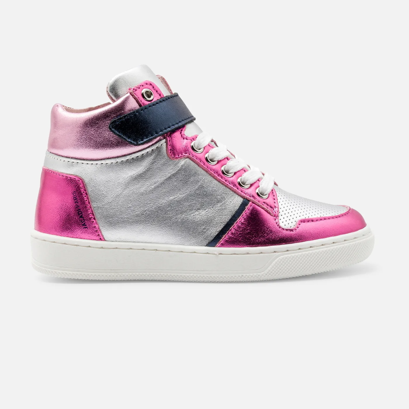 Sneakers-Jacadi Girl high-top sneakers Silver/multicolour