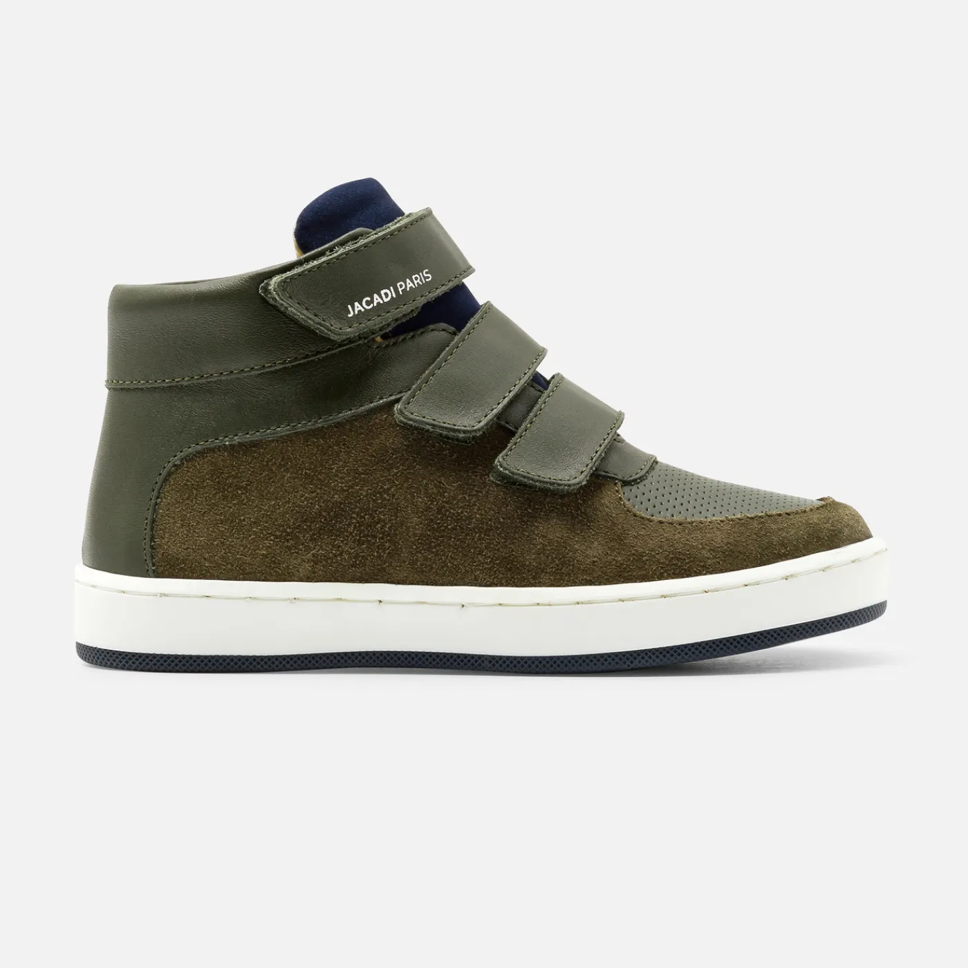 Sneakers-Jacadi Boy high-top sneakers Khaki
