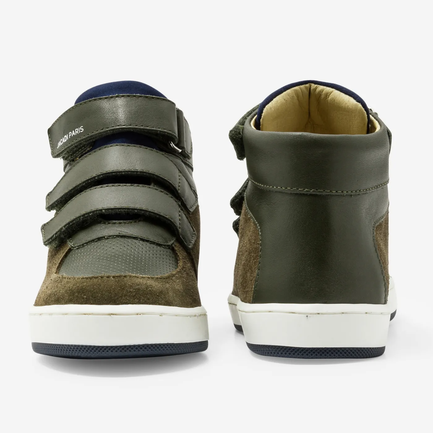 Sneakers-Jacadi Boy high-top sneakers Khaki