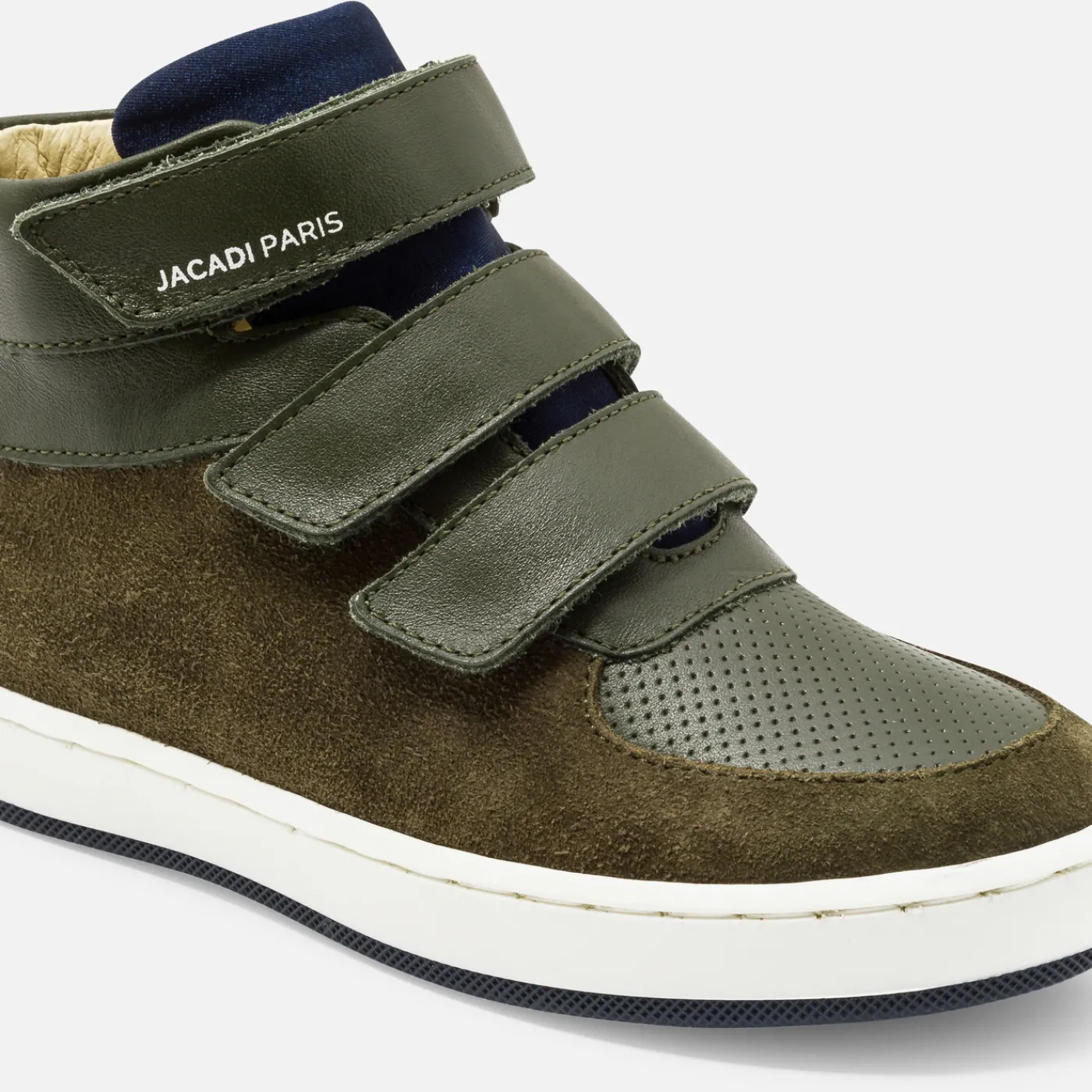 Sneakers-Jacadi Boy high-top sneakers Khaki