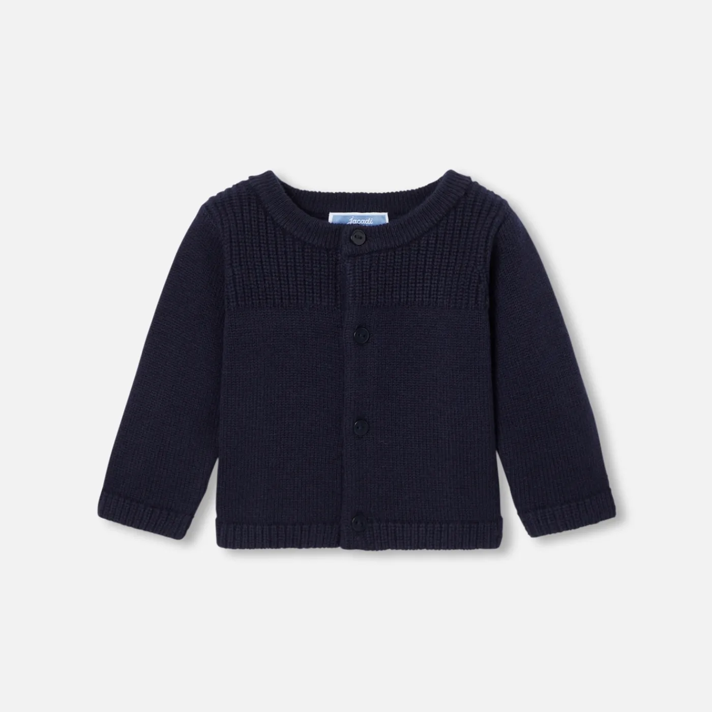 Jumpers, Sweatshirts And Cardigans-Jacadi Baby boy cardigan Light navy