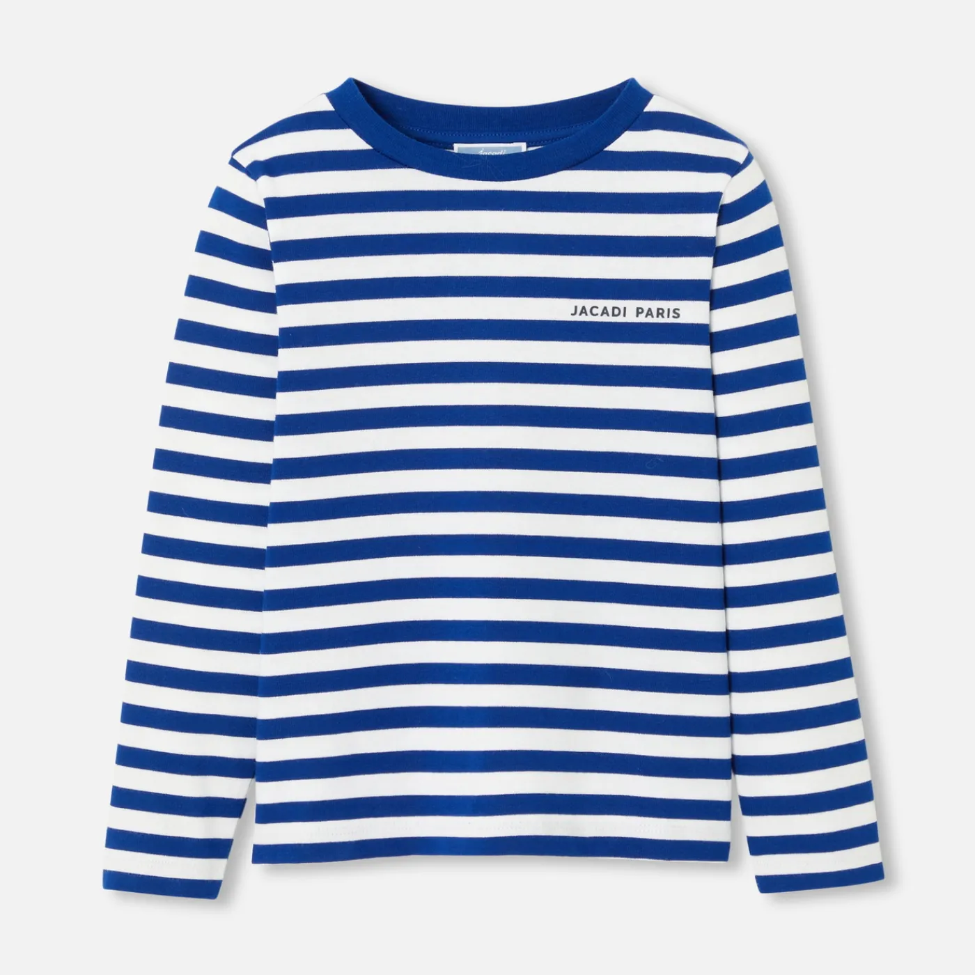 T-Shirts And Polo Shirts-Jacadi Child Breton tee White/Blue