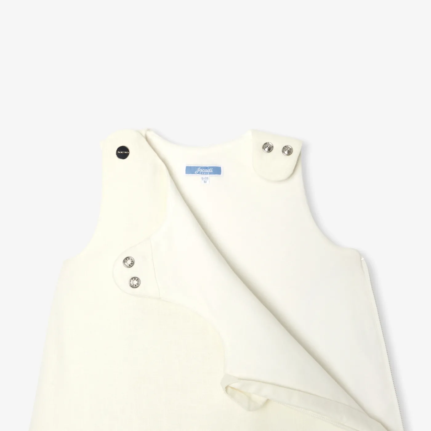 Sleeping Bags And Blankets|Sleeping Bags And Blankets-Jacadi Baby sleeping bag 6-24 months in linen Jacadi soft white