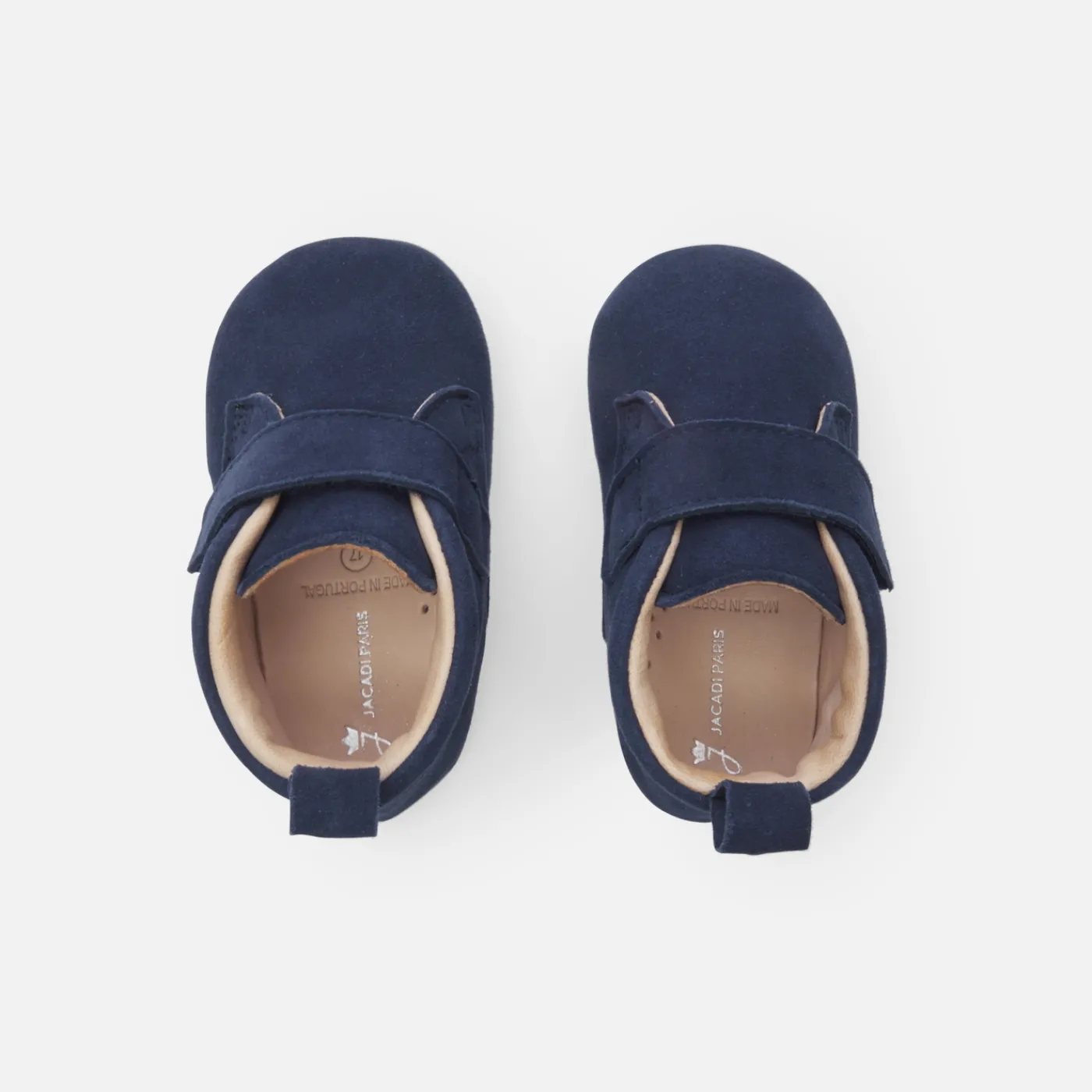 Slippers|Soft Leather Slippers-Jacadi Baby boy leather slippers Blue