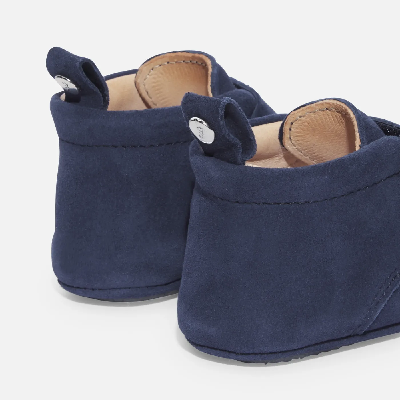 Slippers|Soft Leather Slippers-Jacadi Baby boy leather slippers Blue