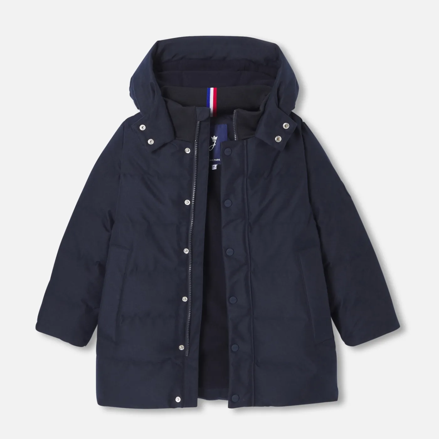 Coats And Outerwear|Boy Coats & Puffer Jackets-Jacadi Boy flannel jacket Jacadi Navy