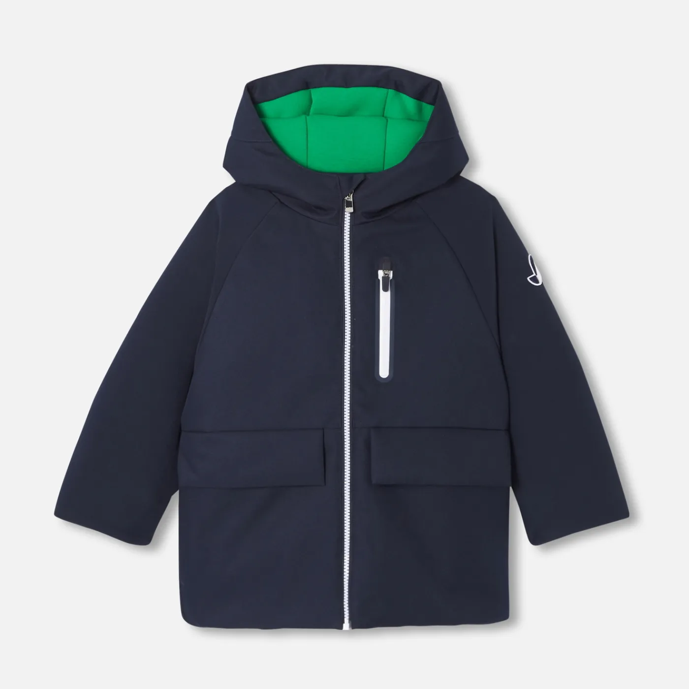 Coats And Outerwear|Boy Coats & Puffer Jackets-Jacadi Boy technical parka Jacadi Navy
