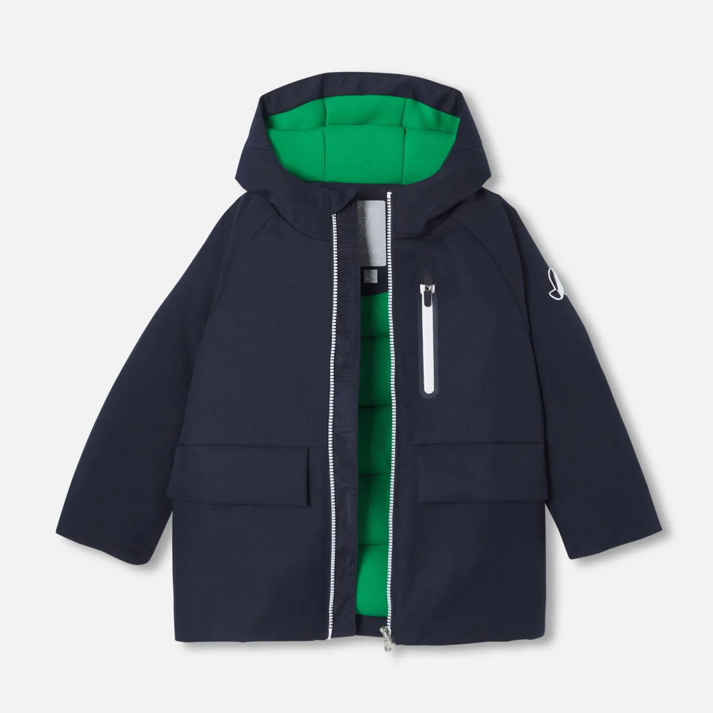 Coats And Outerwear|Boy Coats & Puffer Jackets-Jacadi Boy technical parka Jacadi Navy