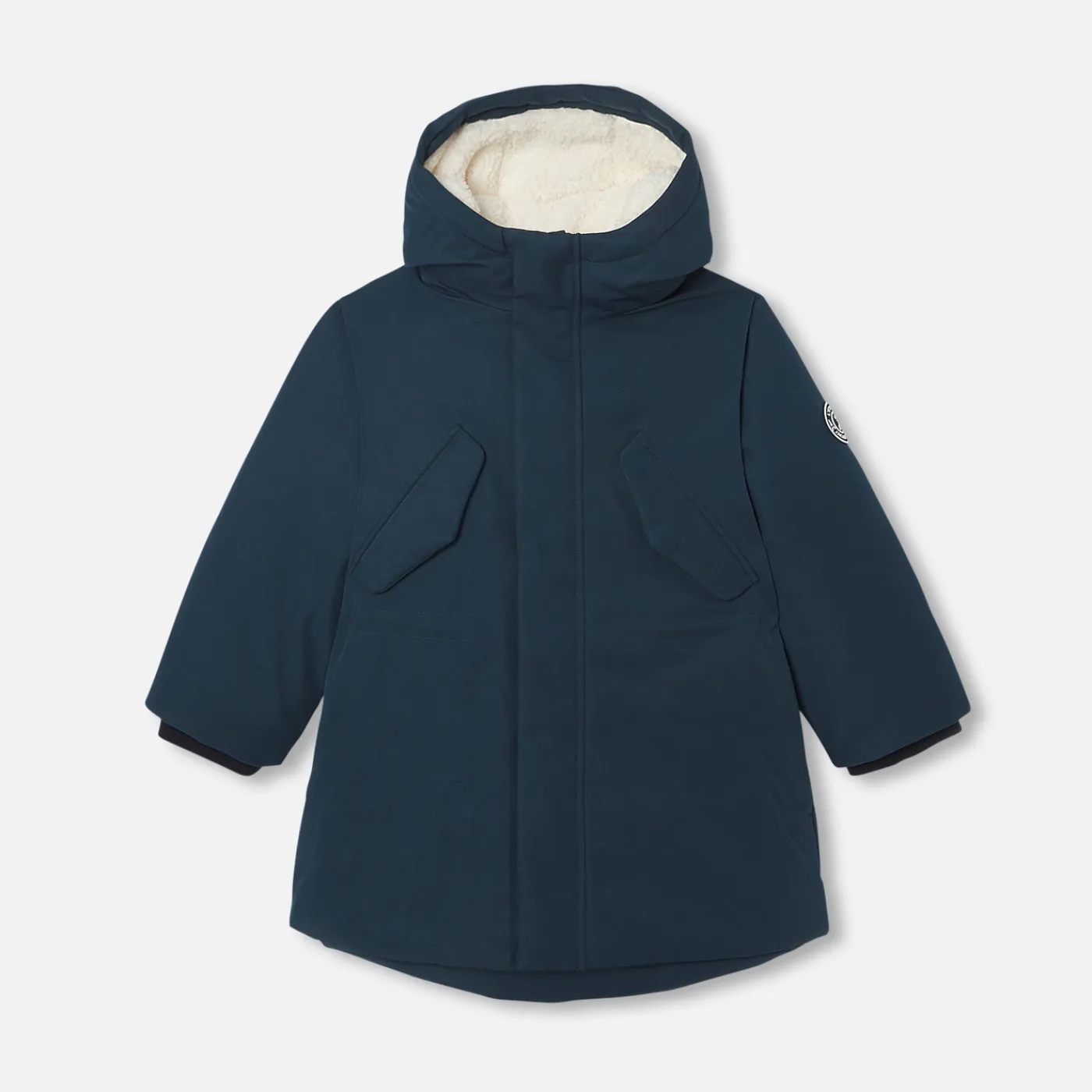Coats And Outerwear|Coats And Outerwear-Jacadi Child long parka Ink blue