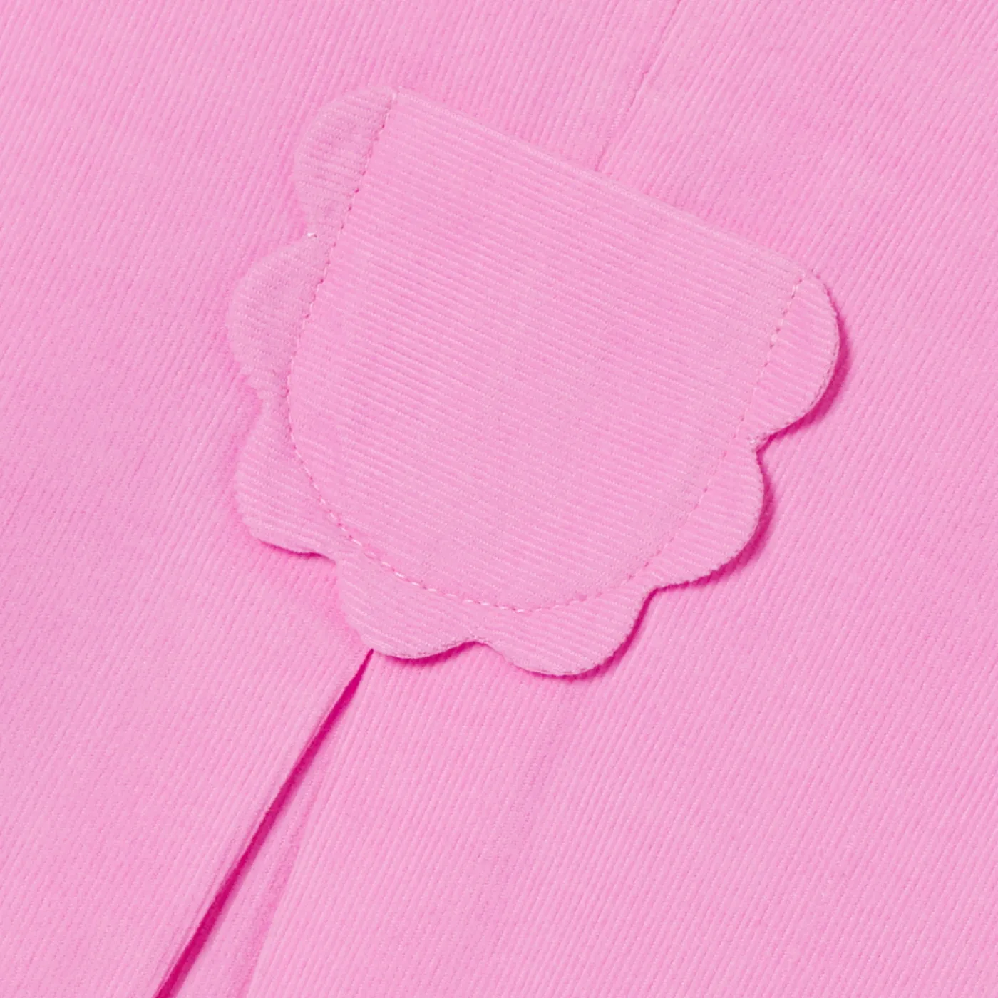 Dresses-Jacadi Baby girl velvet pinafore dress Medium Pink