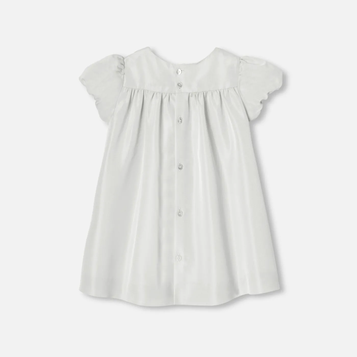 Dresses-Jacadi Girl taffeta dress Silver